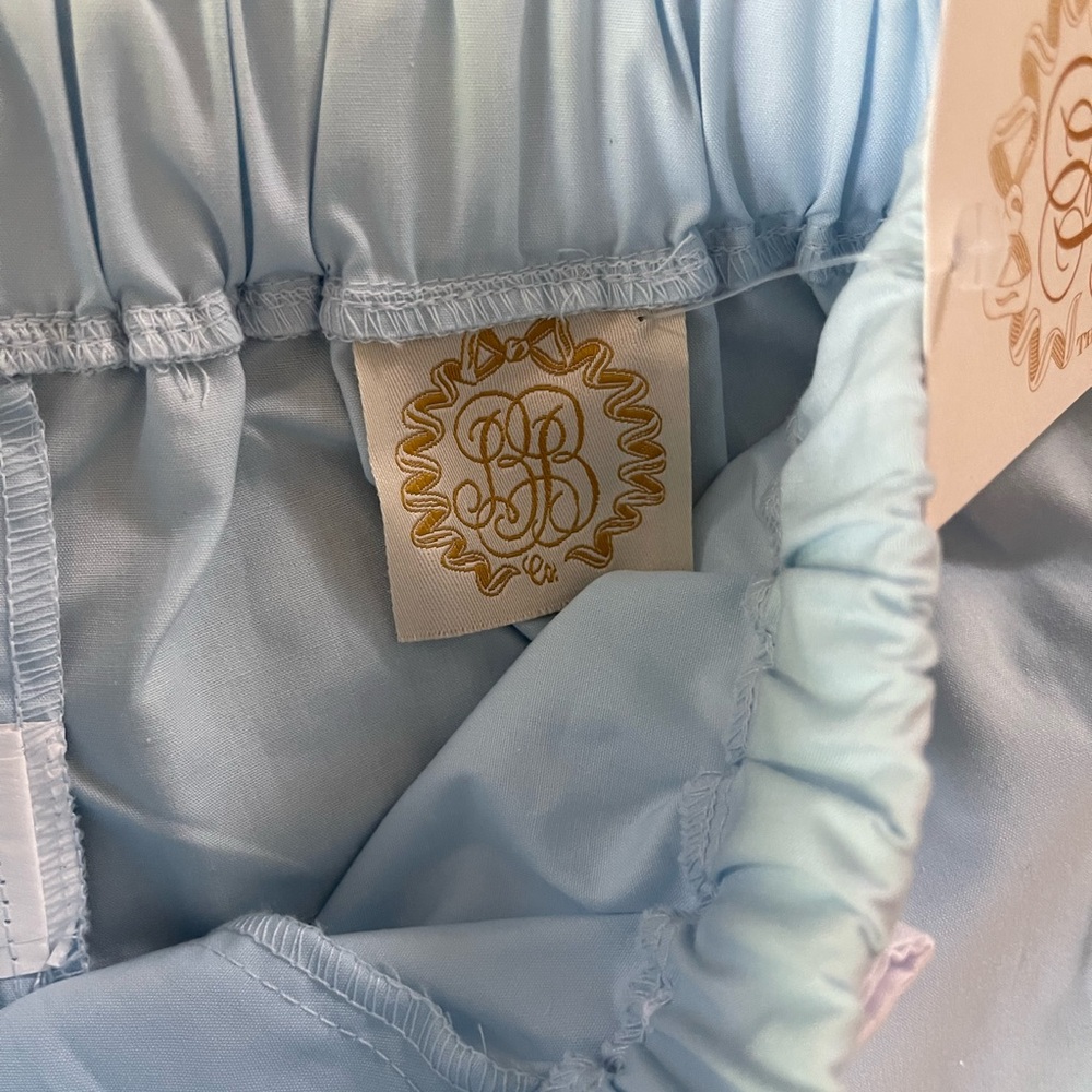 NWT TBBC Beaufort Bonnet Co Natalie Knickers Buckhead Blue Worth Ave White Bow 6 - Picture 5 of 8